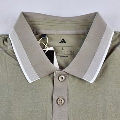 Adidas Ultimate365 Tour Twistknit Pique Polo Shirt Putty Beige Large Golf