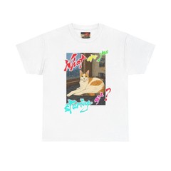 Funny Cat Graphic Tee – Zoroa the Calico Cat Rainy Day Aesthetic T-Shirt