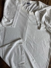Vintage 40s 50s Manstyle White Blank T Shirt Medium Combed Yarn Rockabilly Tee