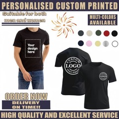 Father’s Day Gift Personalized T-Shirt, Custom Name & Dad Title Image Print