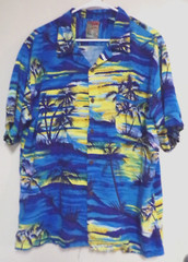 SP24 PINEAPPLE CONNECTION MENS HAWAIIAN SHIRT SZ L