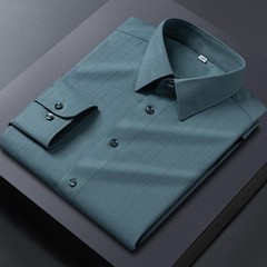 Mens Dress Striped Shirts Formal Business Long Sleeves Buttons Casual Shirts