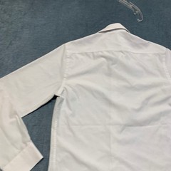 Nautica Slim Fit Dress Shirt Mens Small 14-14.5 32/33 White Formal Business