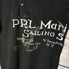 Vintage Polo Ralph Lauren Shirt Nautical Marine Sailing Supply Bleecker XXL 2XL