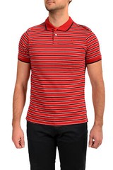Scuderia Ferrari Men’s “PR.Horse Mix Stripe” Multi-Color Short Sleeve Polo Shirt
