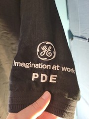 GE General Electric Y2K Imagination At Work Mens Polo Shirt Size 2XL