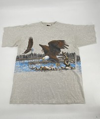 Vintage Signal Sport Habitat Eagle Graphic Tee XL 1992 Single Stitch Double Side