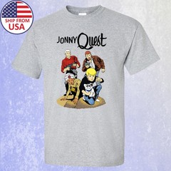 Jonny Quest 80’s Cartoon 70’s Size S-5XL
