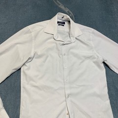 Nautica Slim Fit Dress Shirt Mens Small 14-14.5 32/33 White Formal Business
