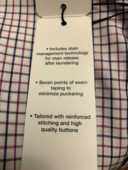 Kirkland Signature Mens Traditional Fit Dress Shirt Non-Iron Check Various Sizes