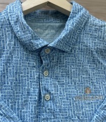 PETER MILLAR SEASIDE x PRIMLAND XXL Polo Shirt Pima Cotton Golf Tiki AOP
