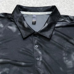 Adidas Polo Shirt Men’s Extra Large Black Camo Golf Performance Lightweight NWT