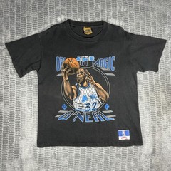 Vtg 90s Nutmeg Shaquille O’Neal Orlando Magic Shirt Sz M Single Stitch Shaq NBA