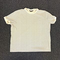 Michael Kors Men’s White Spotted Logo Crew Neck Short Sleeve T-Shirt Size XL