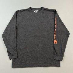 Carhartt Shirt Mens Medium Carbon Heather Long Sleeve Loose Fit Work Wear K231