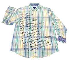 Tommy Bahama Mens Long Sleeve Shirt Size Medium M Button Closure 100% Cotton New