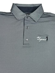 FootJoy Polo Shirt Gray Button Athletic Performance Outdoors Casual Golf Medium