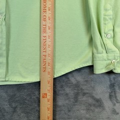 Polo Ralph Lauren Shirt Mens XL Green Long Sleeve Knit Oxford Pony Logo Causal
