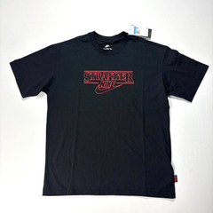 Nike Mens Stranger Things Loose Fit T Shirt Black Sz M NWT New IB8056-010