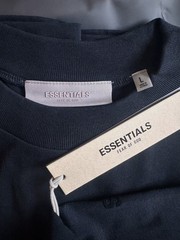 Fear of God Essentials T-Shirt Black Stretch Limo