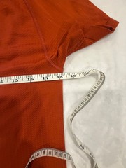 Lululemon Metal Vent Tech Short Sleeve Shirt Men’s Small S Orange Autumn Rust