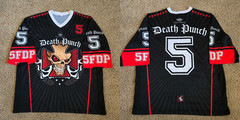Rare Hot Five Finger Death Punch V-Neck Jersey S-5XL Shirt Unisex SE1829