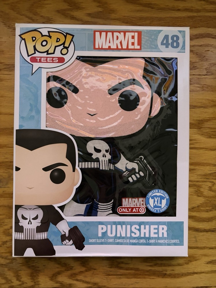 Funko Pop! Tees Punisher #48 XL Target Exclusive Marvel