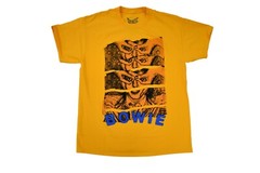 Goodie Two Sleeves Mens Unisex David Bowie Yellow Shirt New S, M, L, XL