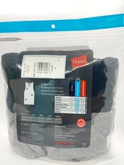 Hanes Tagless Comfort Blend Tanks Gray Black Set of 4 New With Tags Mens Size L