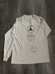 Kanye West LS Donda Shirt In Beige Size Large 7/22/21 Mercedes Benz Atlanta