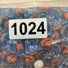 J.Crew Button Down Shirt Mens Small Blue Orange Floral Liberty Fabric AM052