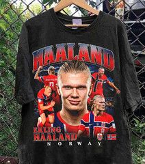 Erling Haaland Shirt,Norway Soccer Shirt,Soccer Fan Shirt,Haaland Shirt S-5XL