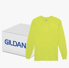 Gildan Unisex Adult Ultra Cotton Long Sleeve T-Shirt Style G2400 Size Large