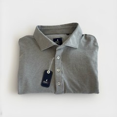 Johnnie-O Top Shelf Polo Shirt Gray Men’s Large L NWT