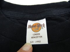 VTG Hard Rock Cafe London T-Shirt Adult Large Spellout Music Retro Logo Tee