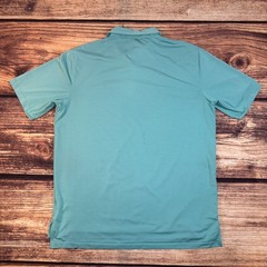 Peter Millar Summer Comfort Polo Shirt Mens XL Mint Green Stripe Lighthouse Logo