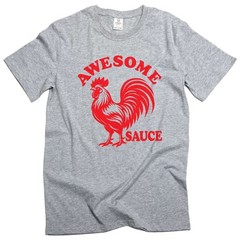 Awesome Sauce Shirt, Farm Animal Humor JOKE Tee, Country Chicken Lover TShirt