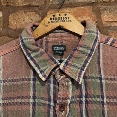 Rogues Gallery Button-Down Flannel Shirt Size Medium plaid RRL style