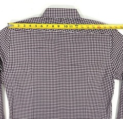 Tom Ford Mens Dress Shirt French Cuff Cotton Size 41 Purple Check Switzerland