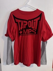 Tapout Shirt Mens XL Y2K Vintage Thermal Long Sleeve Skate Grunge MPS MMA UFC
