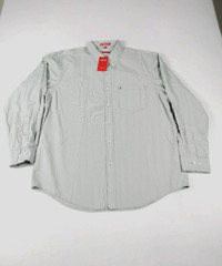 Izod Shirt Men’s Large Green Luxury Sport Corpcore Professional Office Workwear