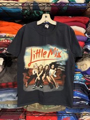 Little Mix Shirt Mens Medium Black Gildan 2014 Tour Concert Graphic Tee