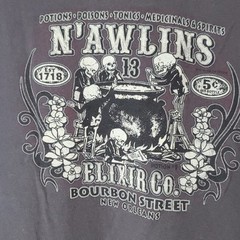 N’Awlins Elixirs Large Gray Short Sleeve T-Shirt