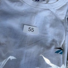 Vintage 90s Deadstock Reebok Big Logo Spellout T-Shirt White