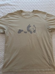 Vintage Enjoi Skateboarding Panda Logo T-Shirt Off White Size Large
