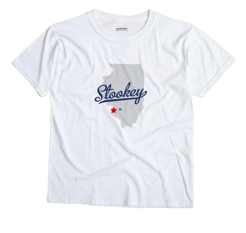 Stookey Illinois IL T-Shirt MAP