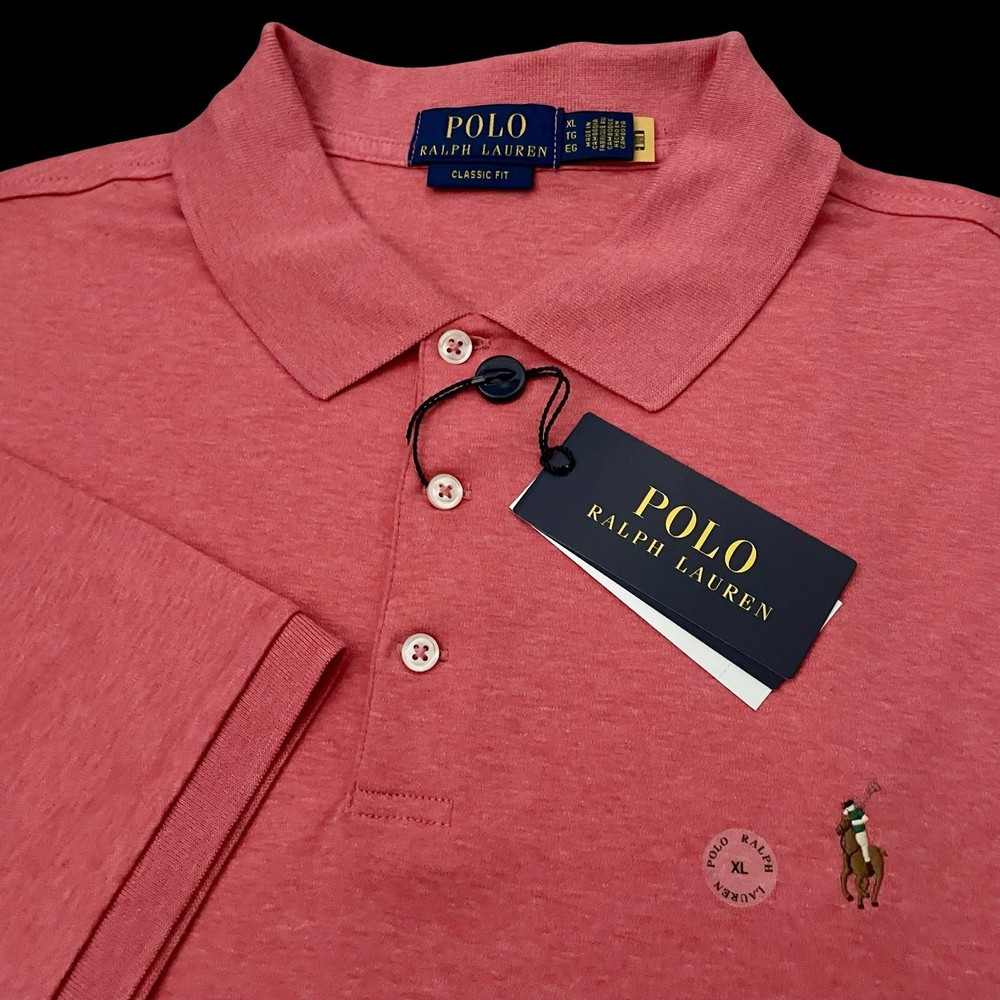 Polo Ralph Lauren Classic Fit Soft Cotton Short Sleeve Polo Shirt Size XL $110