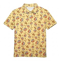 Funny Golf Polo Shirt Men’s Casual 3D Print Summer Sports Shirt
