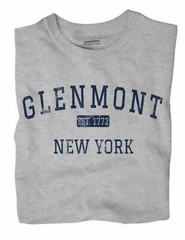 Glenmont New York NY T-Shirt EST