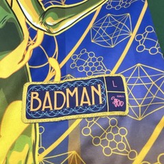 Ganja White Night/LSDream Badmon Reversible Baseball Rave Jersey Large
